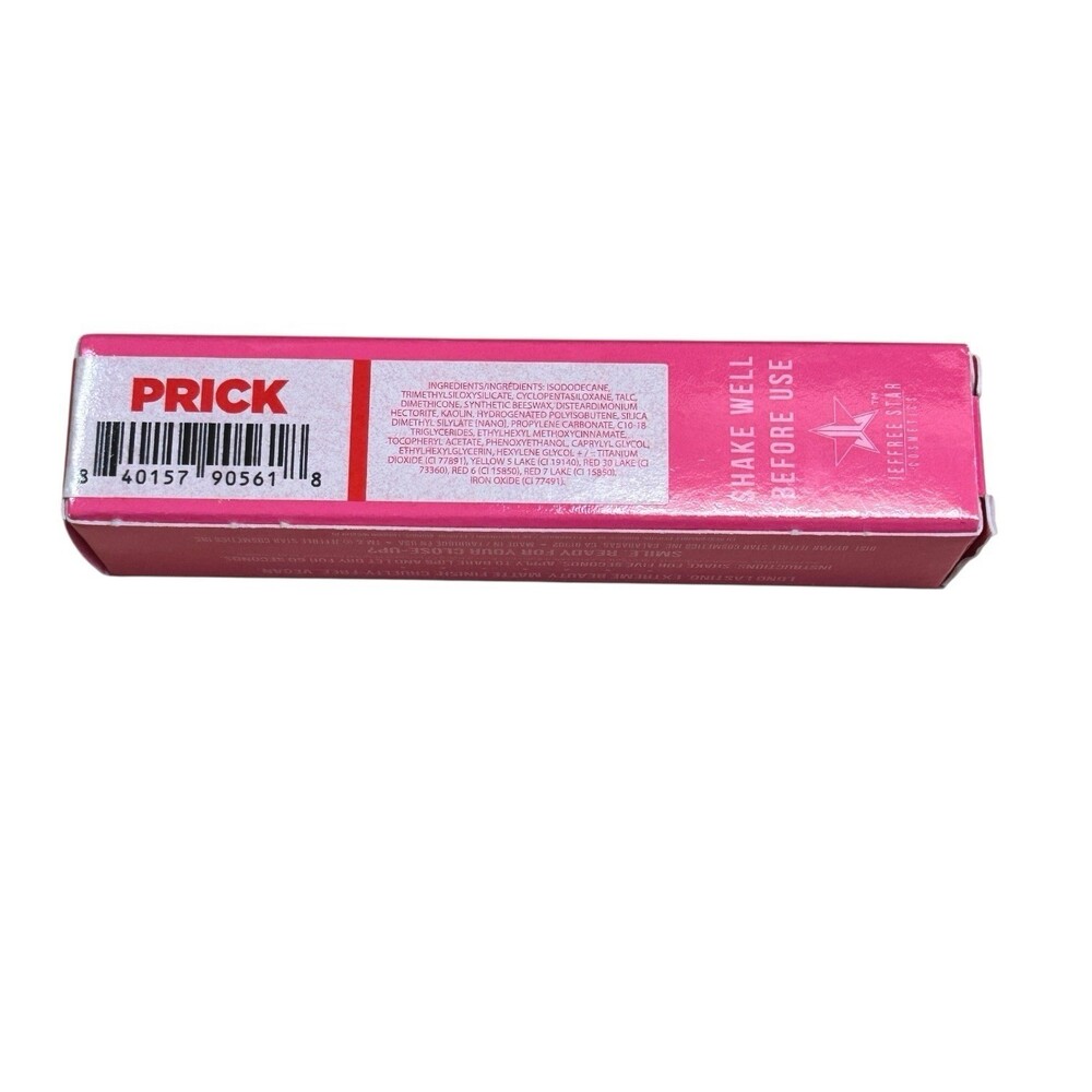 Jeffree Star PRICK Velour Liquid Lipstick Bright Orange Matte Makeup 0.19 oz NEW - Picture 4 of 4